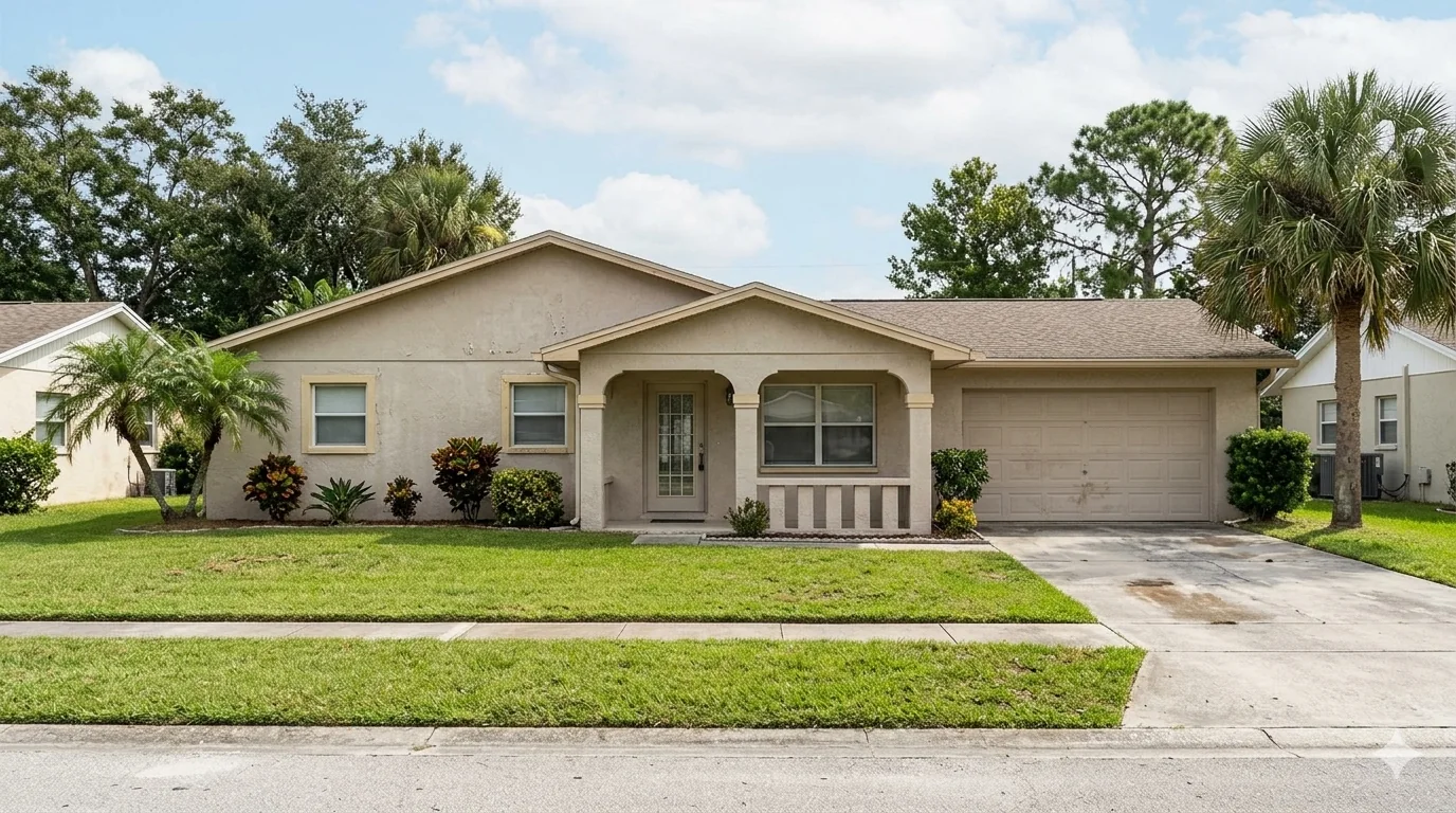 House Painters Tampa project on a Brandon home in FL