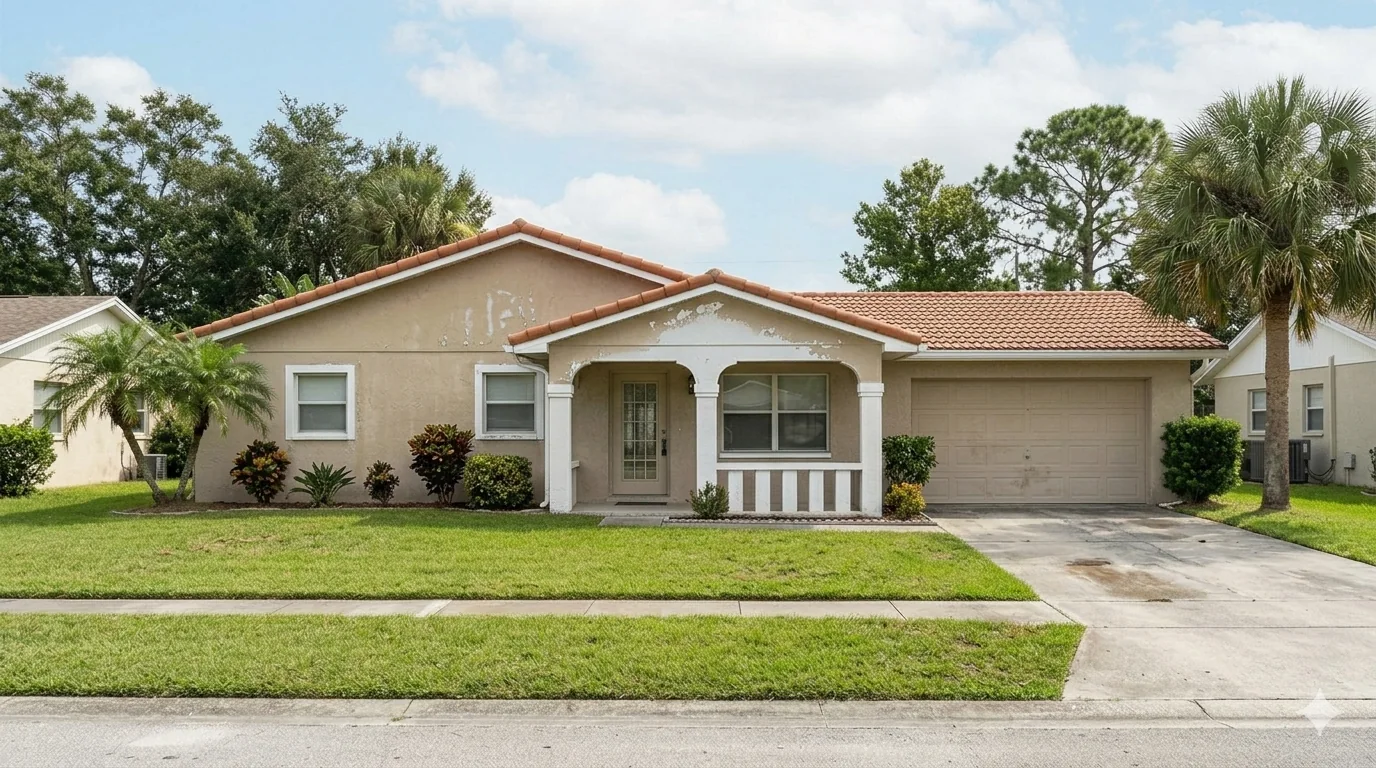 House Painters Tampa project on a Riverview home in FL