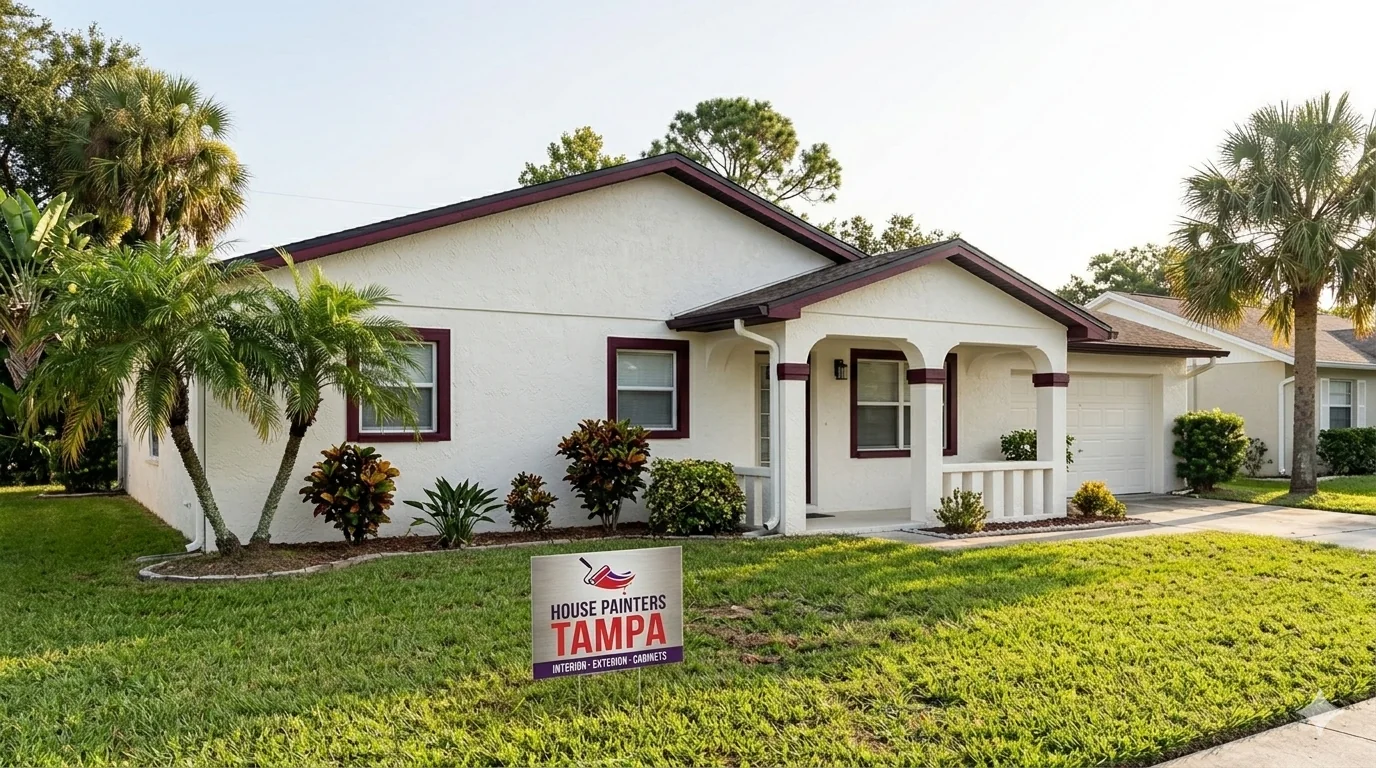 House Painters Tampa project on a Westchase home in FL