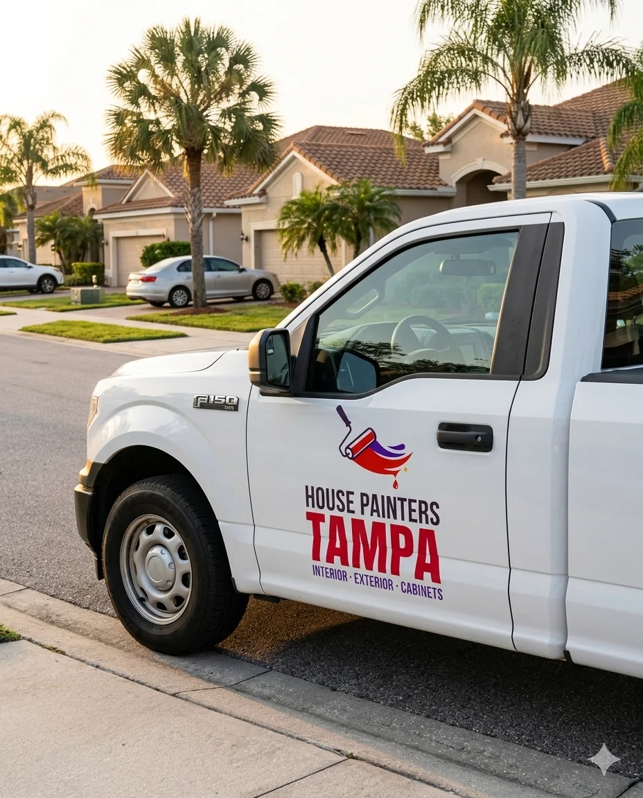 House Painters Tampa branded service truck