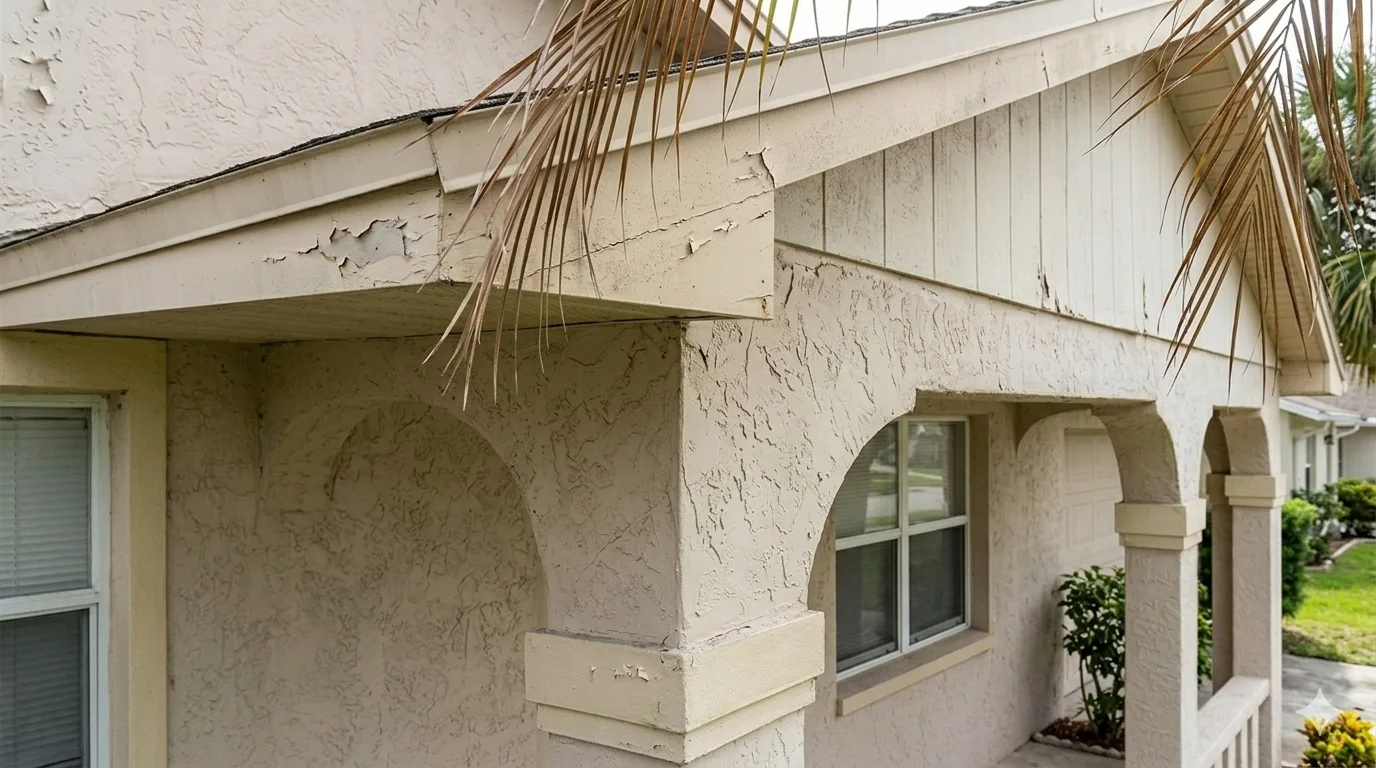 House Painters Tampa project on a South Tampa home in FL